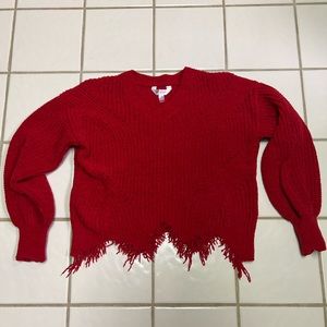 Red sweater
